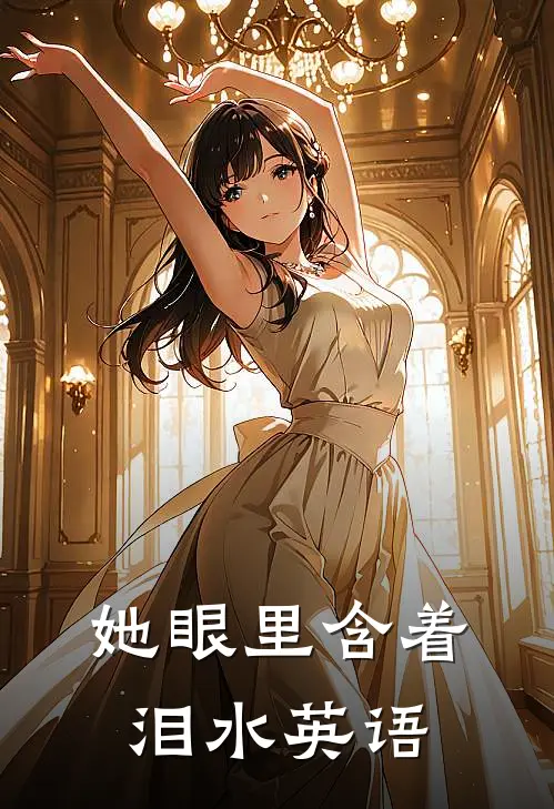 她眼里含着泪水英语