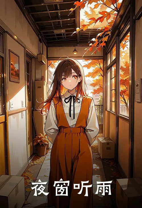 夜窗听雨